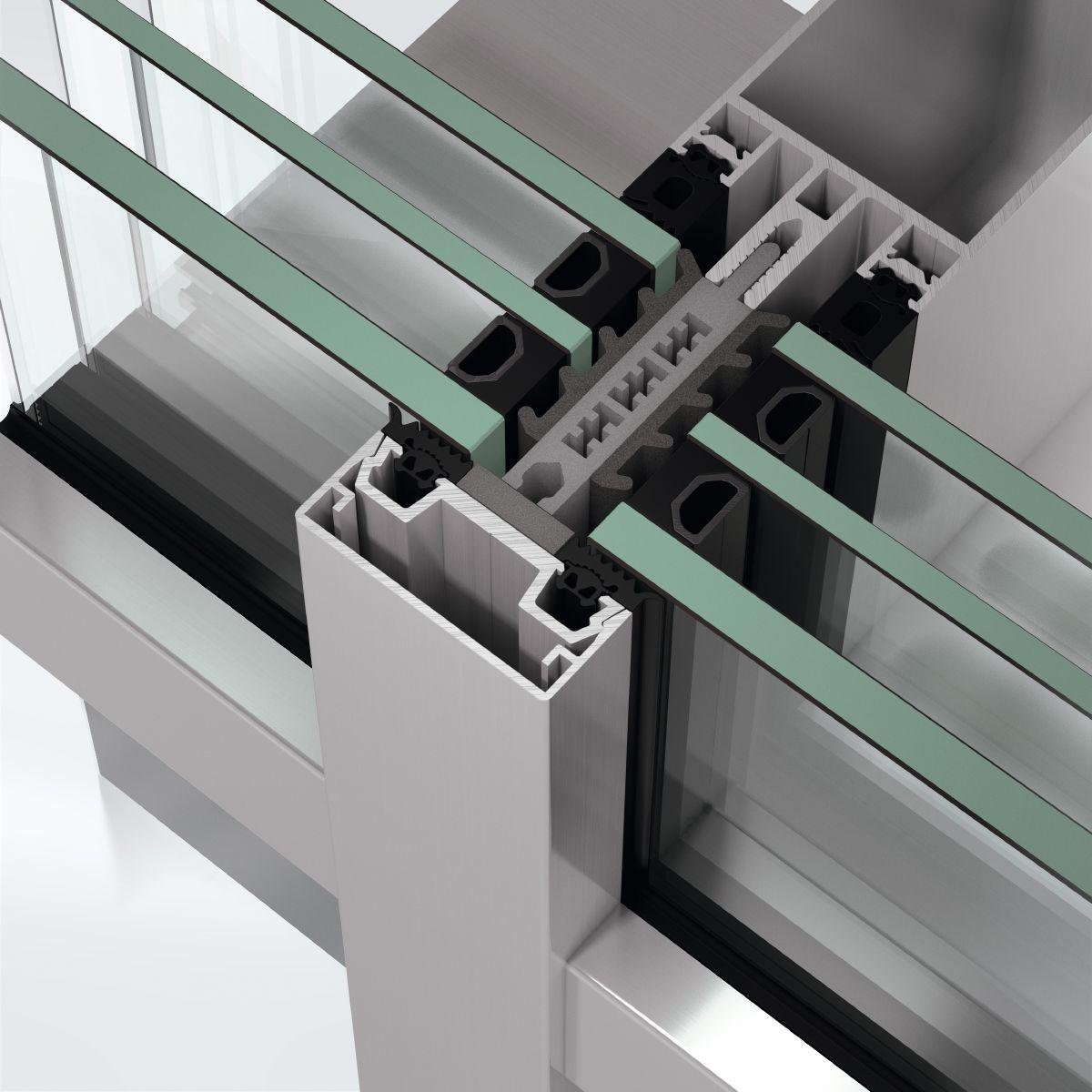 Schuco FW-50 SI Curtain Walling